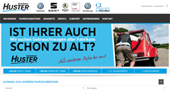 Desktop Screenshot of huster.de