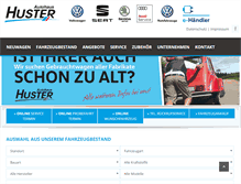 Tablet Screenshot of huster.de